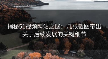 揭秘51视频网站之谜：几张截图带出关于后续发展的关键细节