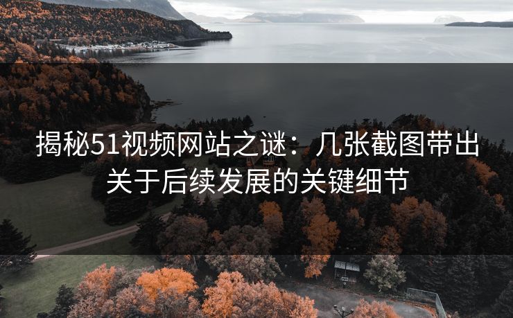 揭秘51视频网站之谜：几张截图带出关于后续发展的关键细节